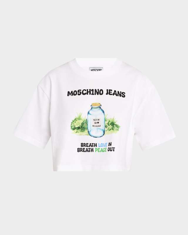 Cropped Peace Graphic Tee